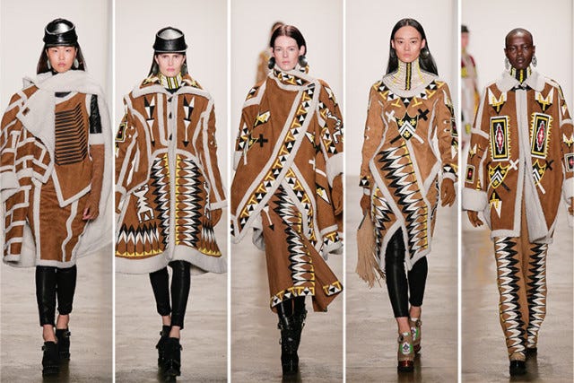 Appropriation of Indigenous Culture in the Fashion Industry | by Annelise  DeRoche | Medium