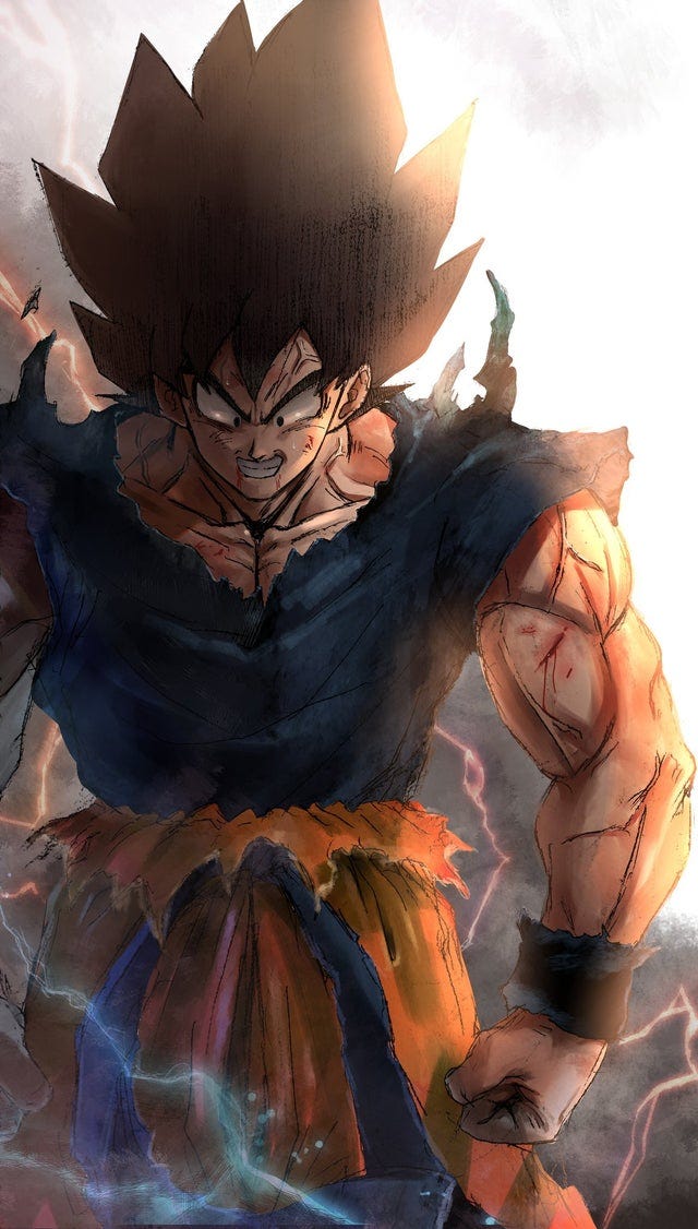 Dragon Ball Poster Goku Ultra Instinct Incomplete walk 12inx18in Free  Shipping