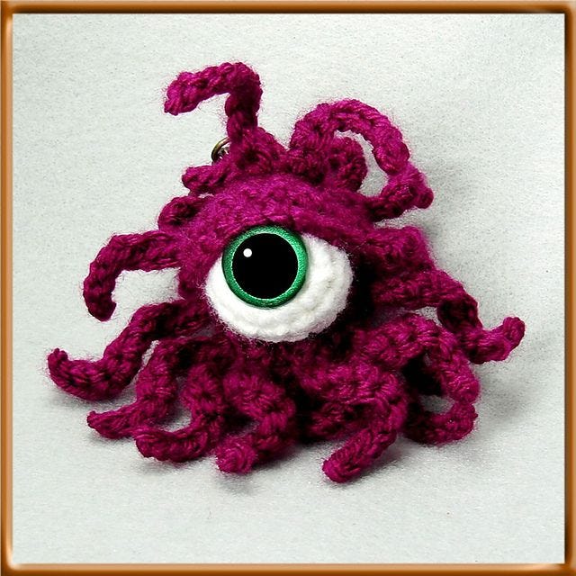 Ravelry: Googly Eyed Bug & Alien Keychains pattern by Crochet at Teri's