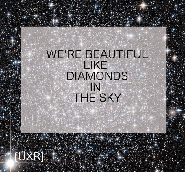 we beautiful like diamonds in the sky