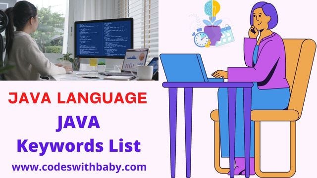 Java Keywords All List With Descriptions | by Codeswithbaby | Medium