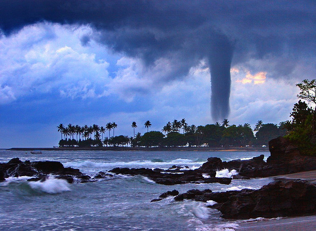 Tornado in Paradise, Senggigi Beach, Lombok, Indonesia