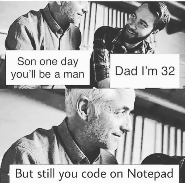 Can I Code Using the Notepad? (serious question) | Python in Plain English