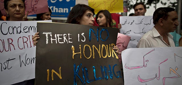 21st Century and Honor killing-A pregnant woman stoned to death by her own father