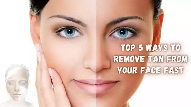 How To Remove Tan From Face Immediately Naturally At Home | Medium
