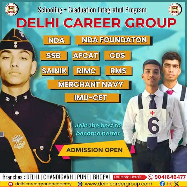 Excellence in NDA test Preparation in Pune-Delhi Career Group