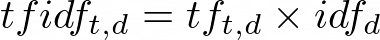 Rumus TF-IDF