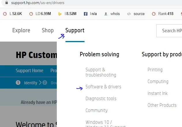 Support HP printer setup 