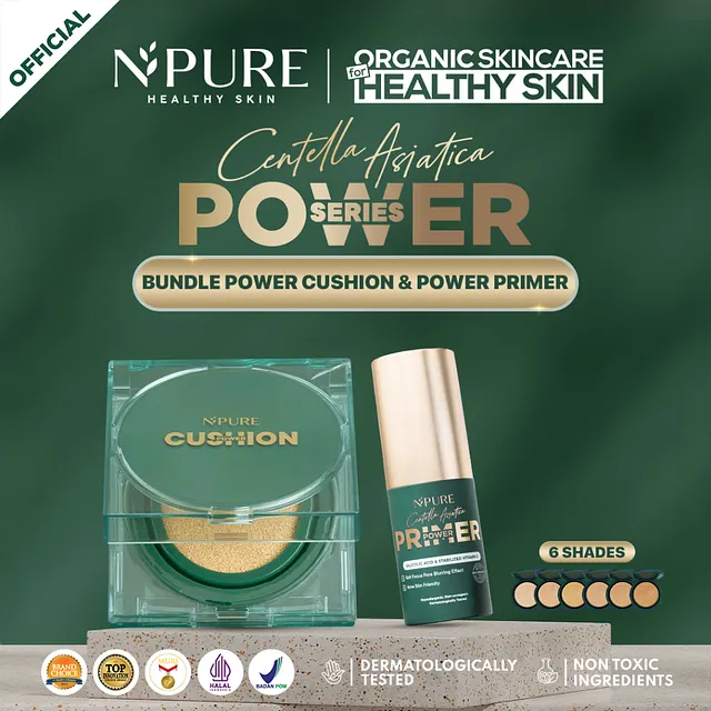Pratinjau NPURE Centella Flawless Matte Power Cushion