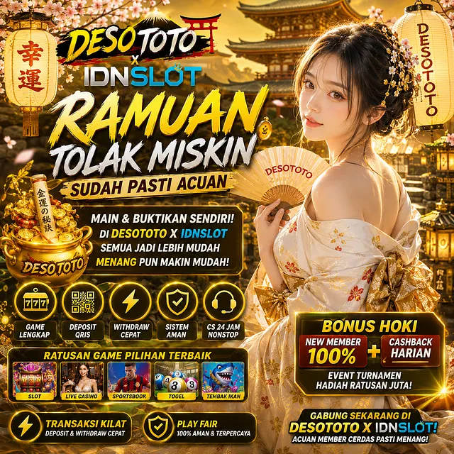 [DESO TOTO x IDNSlot]: Ramuan Tolak Miskin Sudah Pasti Acuan
