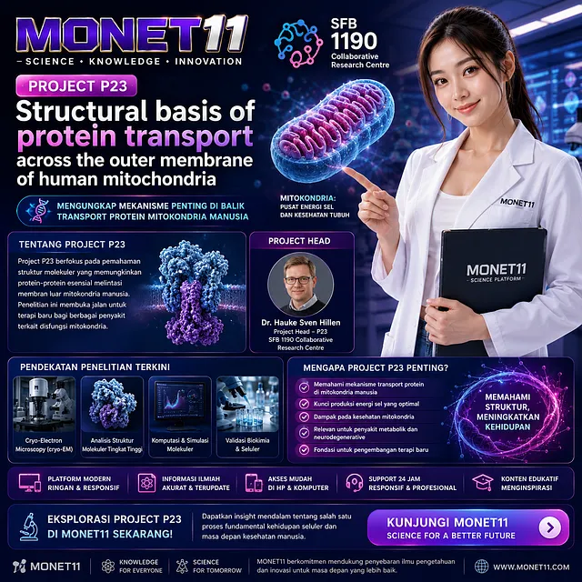 Monet11 Project P23 Structural basis of protein transport across the outer membrane of human mitochondria