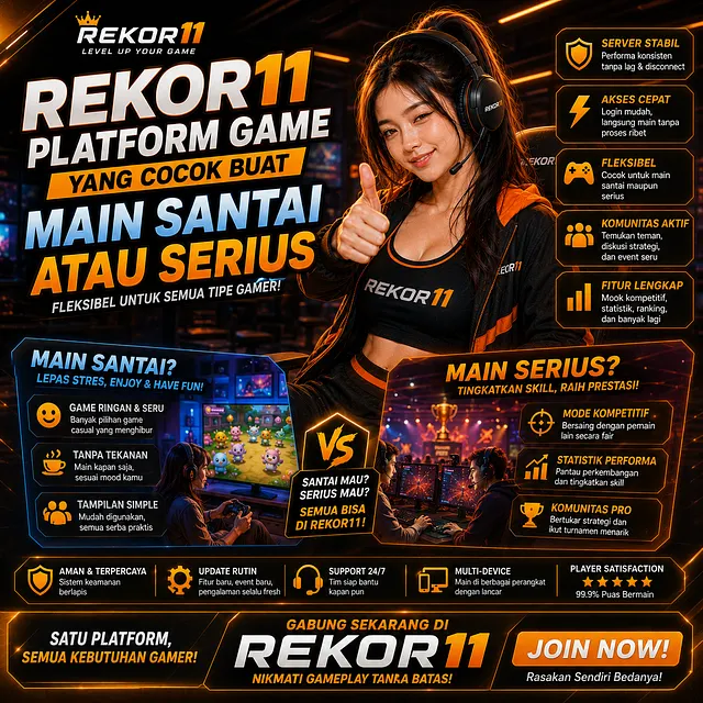 REKOR11 Platform Game yang Cocok Buat Main Santai atau Serius