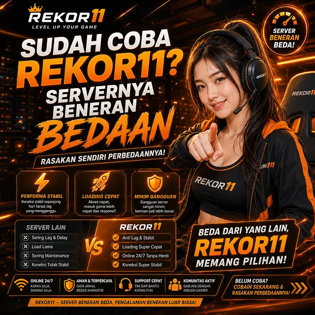 Sudah Coba REKOR11? Servernya Beneran Bedaan