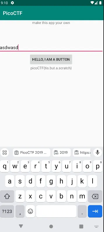 droids3 result screenshot
