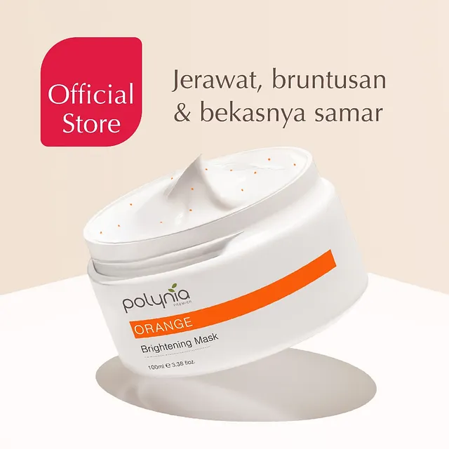 Pratinjau POLYNIA Orange Brightening Face Mask