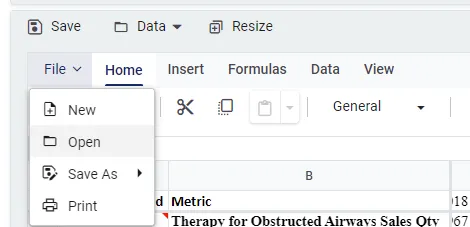 Import from Excel/CSV