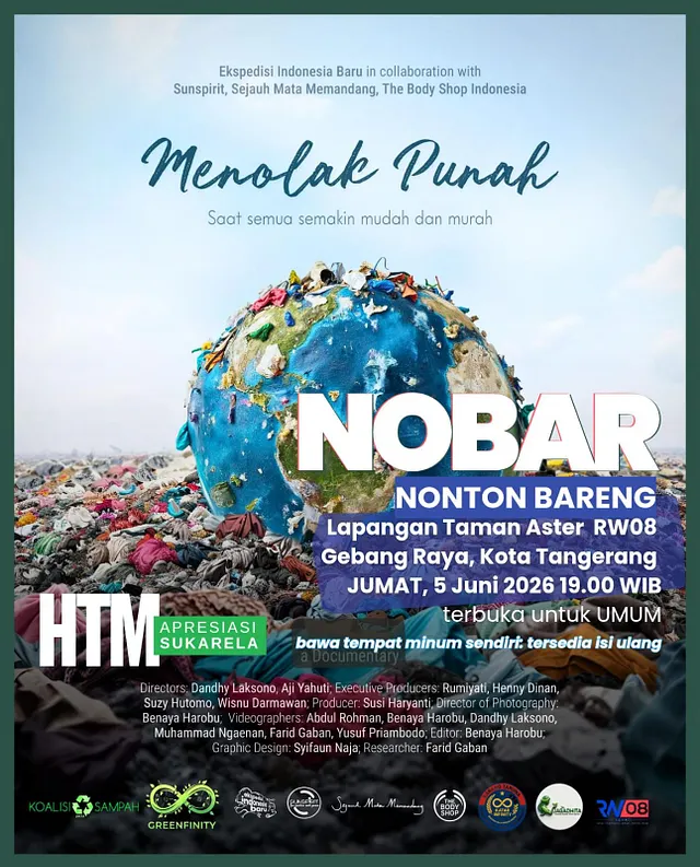 Nobar “Menolak Punah” Greenfinity, Anak-anak Antusias