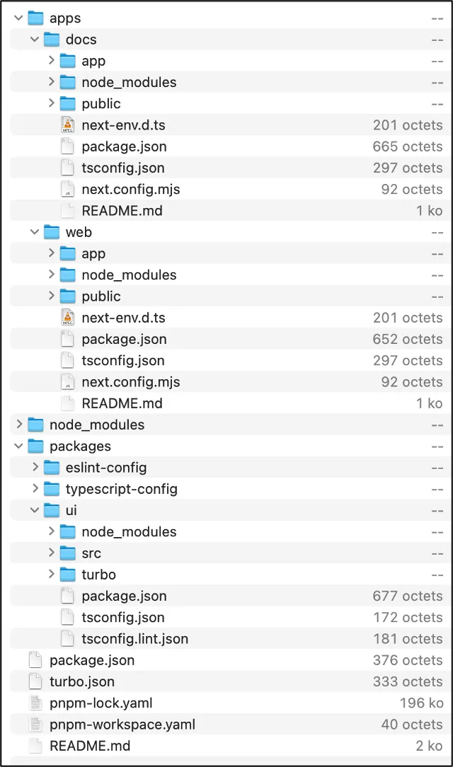 Turborepo workspace anatomy (Image by the author)
