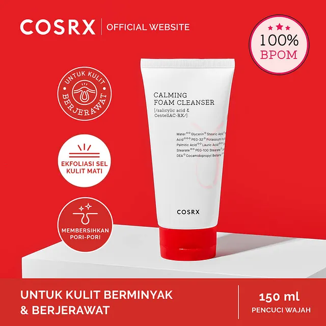 Pratinjau COSRX AC Collection Calming Foam Cleanser 150ml