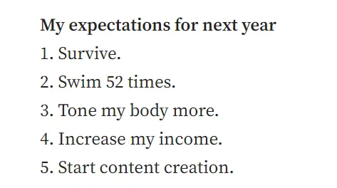 My 2024 expectations