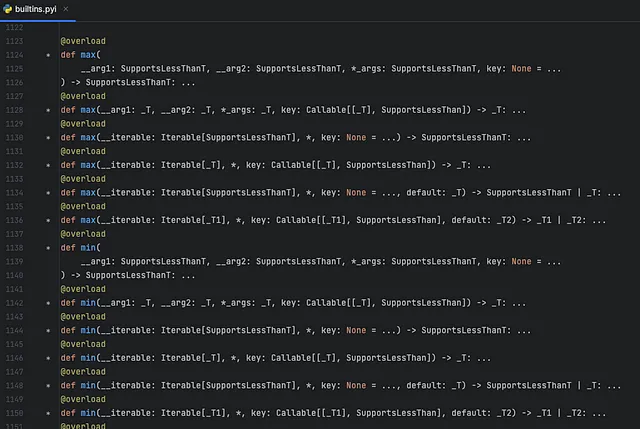 Screenshot dell'implementazione del sovraccarico del codice sorgente in Python. | Immagine dell'autore