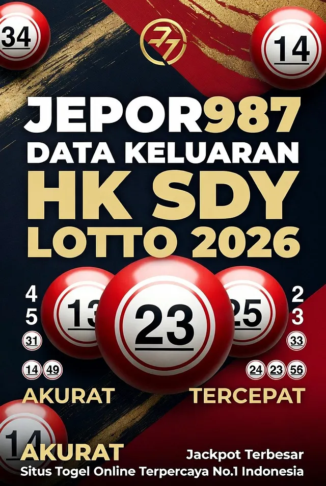 JEPOR987 ⛩️ » JEPOR 987 » Data Keluaran HK SDY Lotto 2026