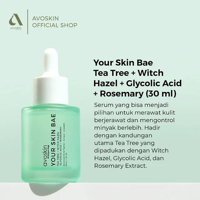 Pratinjau Avoskin Your Skin Bae Tea Tree Serum 30 ml Acne Care