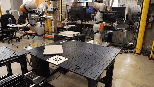 Assembly task using dexterous manipulation