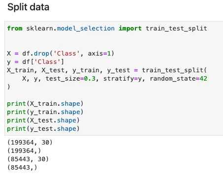Dividi i dati per l'addestramento e il test - implementazione in Python (Immagine dell'autore)