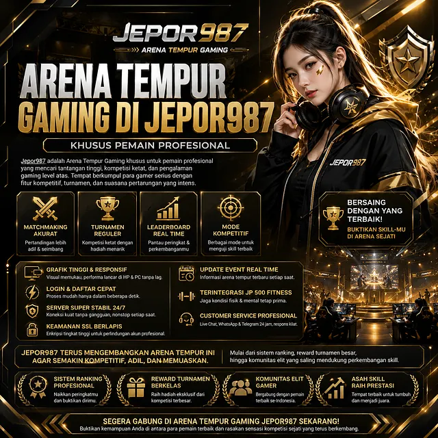 Arena Tempur Gaming di Jepor987 khusus Pemain Profesional