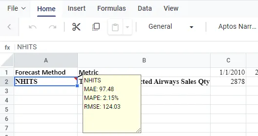 Spreadsheet Annotations