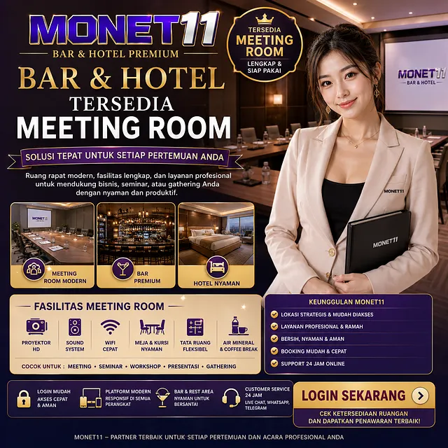 MONET11 Bar & Hotel Tersedia Meeting Room - Login Sekarang