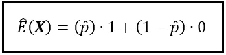 Stima del valore atteso di X (Immagine dell'Autore)