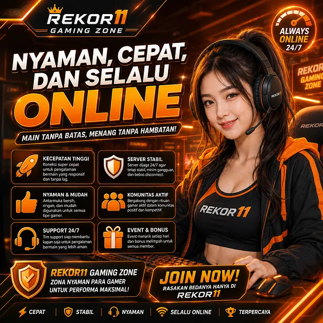 REKOR11 Gaming Zone – Nyaman, Cepat, dan Selalu Online