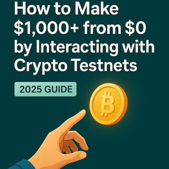 How to make $1000+ from $0 capital with Crypto Testnets (2025 Guide)