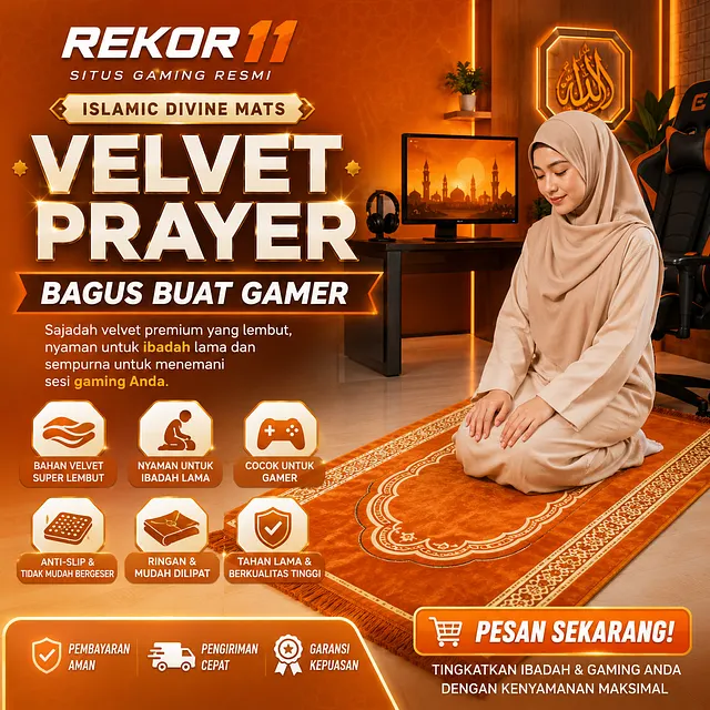 REKOR11 Situs Gaming Resmi Islamic Divine Mats - Velvet -Prayer Bagus Buat Gamer