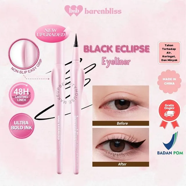 Pratinjau BNB Barenbliss Black Eclipse Eyeliner Waterproof 48H