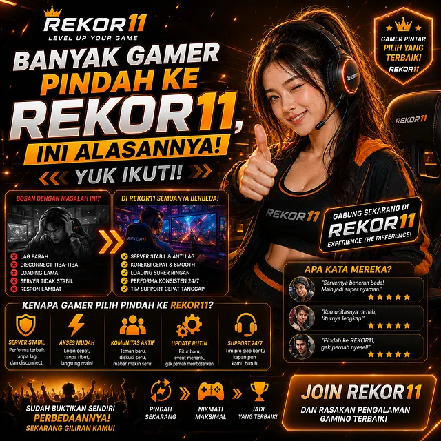 Banyak Gamer Pindah ke REKOR11, Ini Alasannya Yuk Ikuti