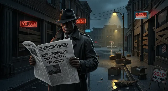 The Detective’s Verdict: When a Community’s Only Product is Exit Liquidity