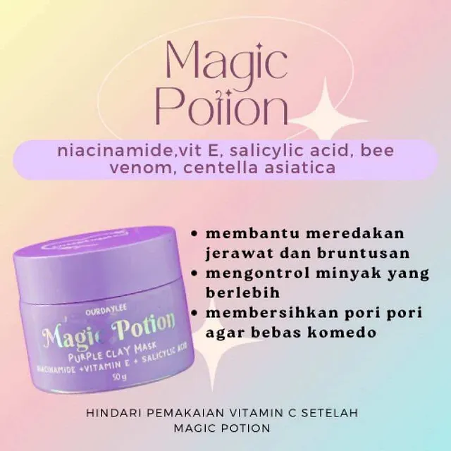 OURDAYLEE The Mighty Lilac Magic Potion Clay Mask