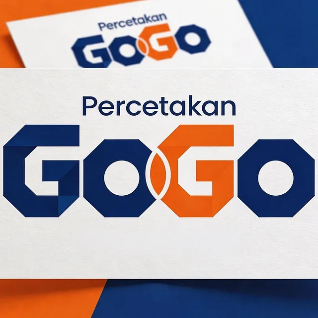 Logo Percetakan GOGO