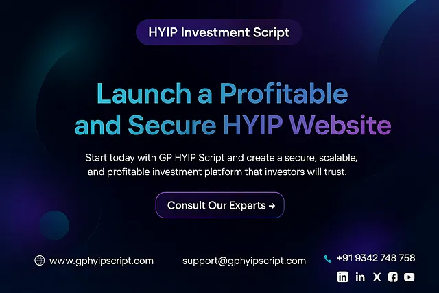 How to Launch a Profitable and Secure HYIP Website in Just a Few Steps