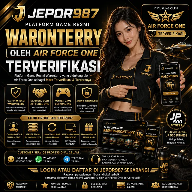JEPOR987 | Platform Game Resmi Waronterry Oleh Air Force One Terveritifikasi