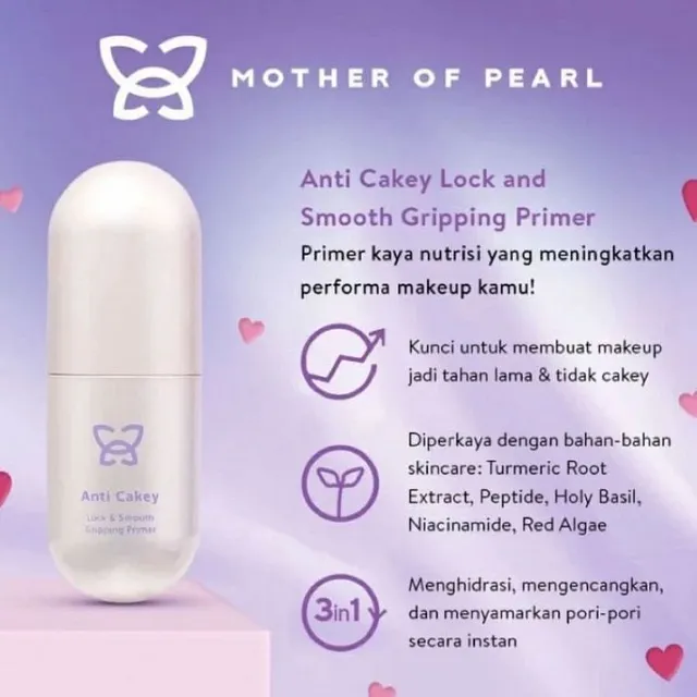 Pratinjau Mother Of Pearl Anti Cakey Lock & Smooth Gripping Primer