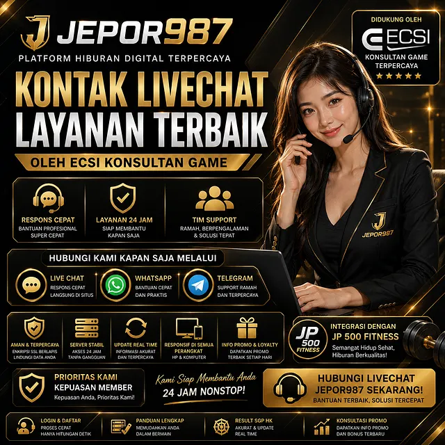 JEPOR987 | Kontak Livechat Layanan Terbaik Oleh ECSI Konsultan Game