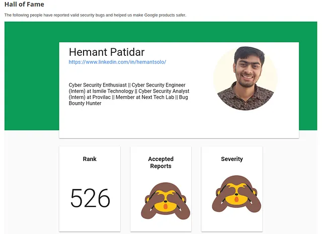 How I earned $500 from Google