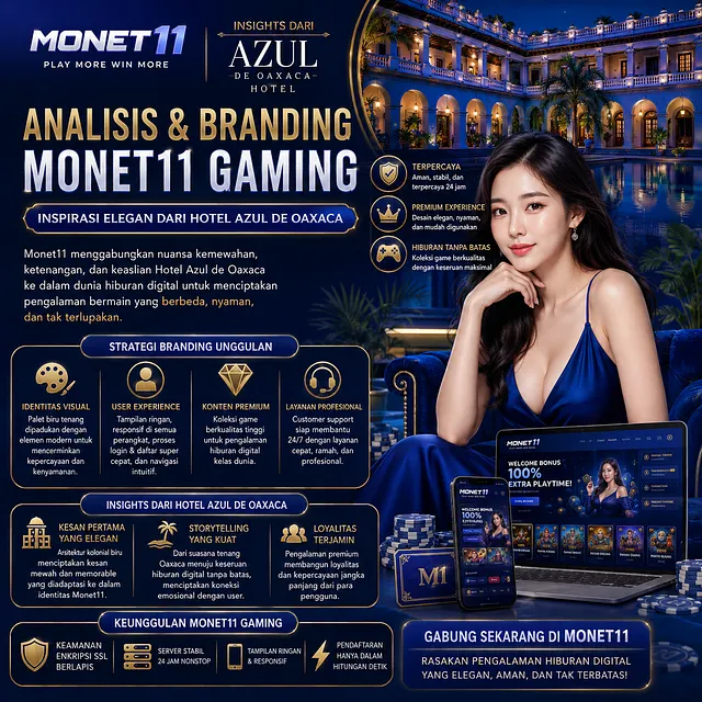 Analisis & Branding Monet11 Gaming – Insights dari Hotel Azul de Oaxaca