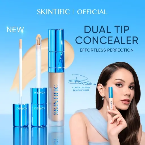 Pratinjau Skintific Cover Perfect Serum Concealer 2 in 1 Dip Tip