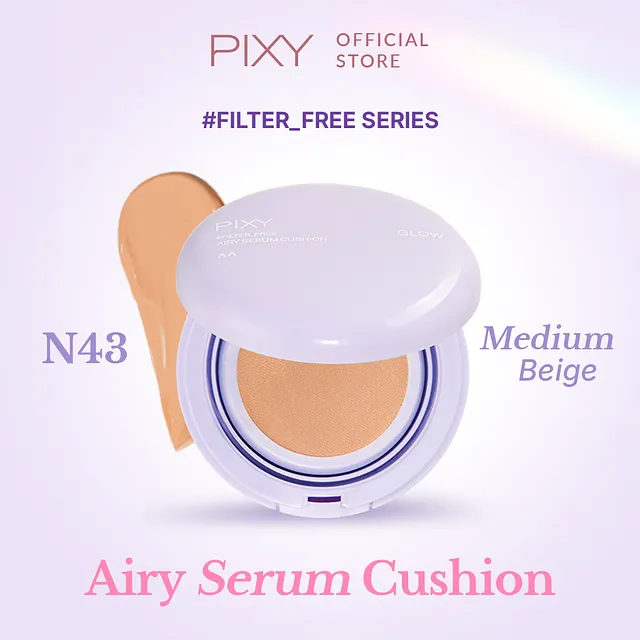 Pratinjau Pixy Filter Free Airy Serum Cushion Glow