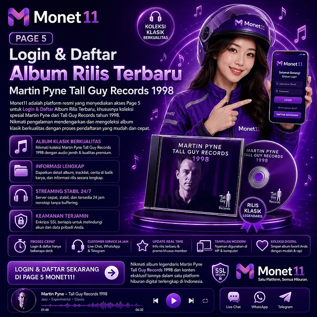 Page 5 | Login & Daftar Album Rilis Terbaru Monet11 - Martin Pyne Tall Guy Records 1998